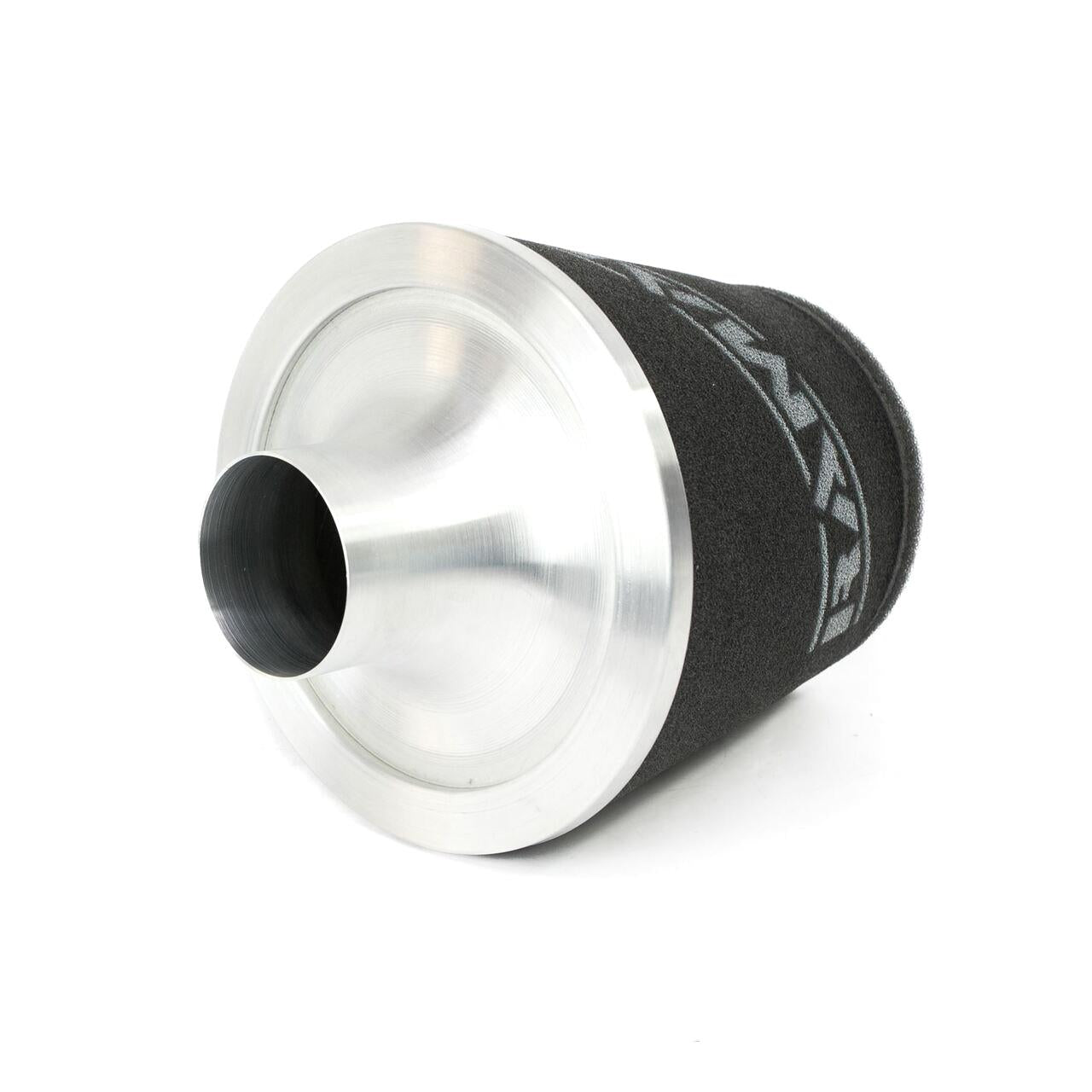 Ramair Foam Jet Stream Large Cone Air Filter 70mm (2.75inch) OD Silver