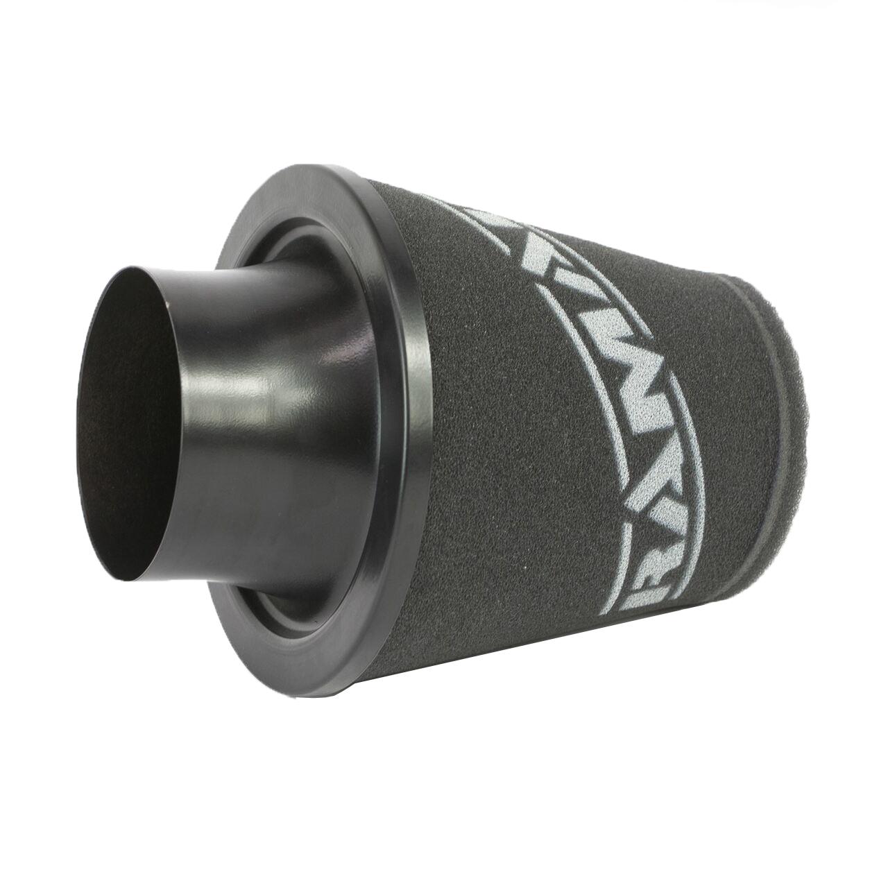 Ramair Foam Jet Stream Medium Cone Air Filter 100mm (3.9inch) OD Black