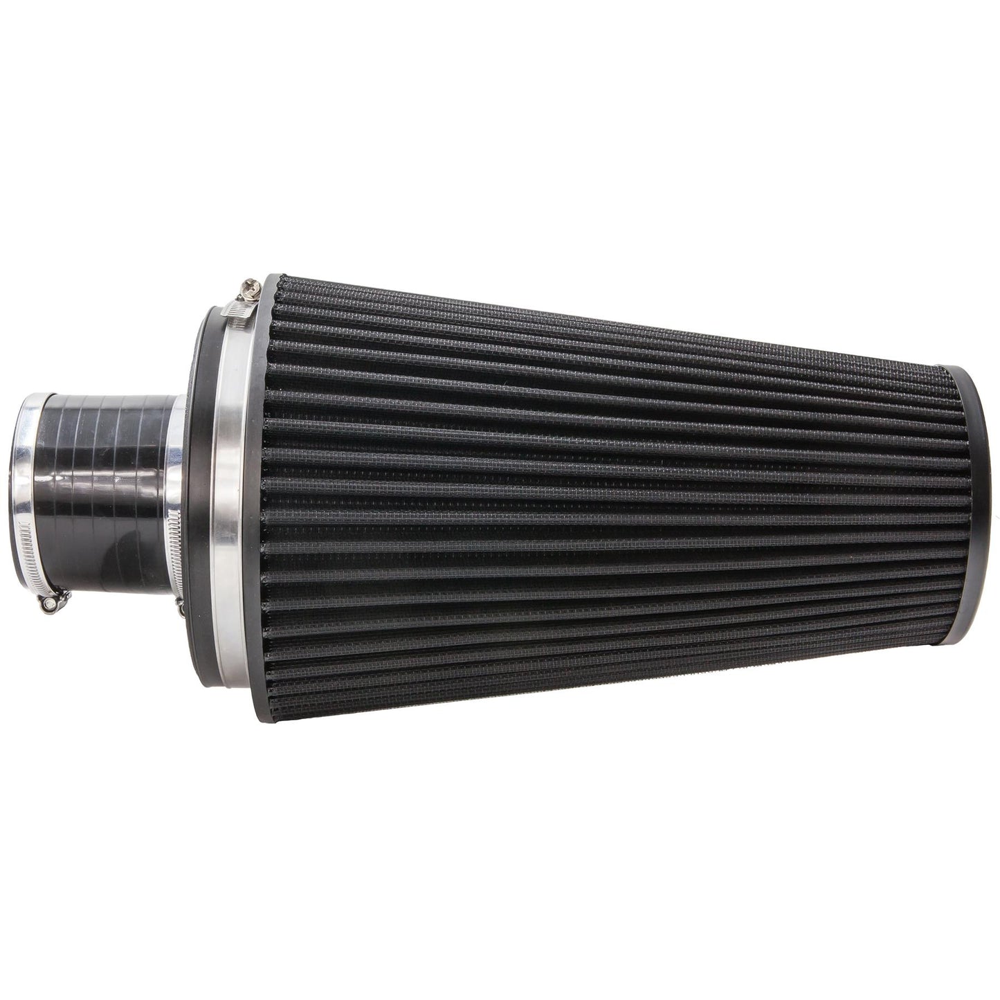 Ramair Pleated Pleated 102mm (4inch)ID Neck XLarge Cone Air Filter with Velocity Stack and Coupling