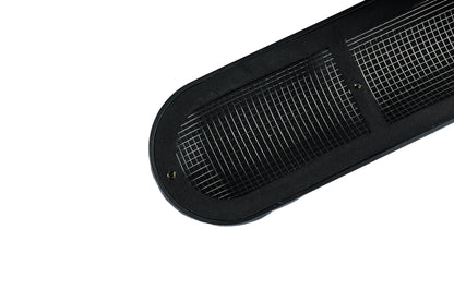 Twin Domed Carb Air Filter & Blank Baseplate - 65mm Internal Height