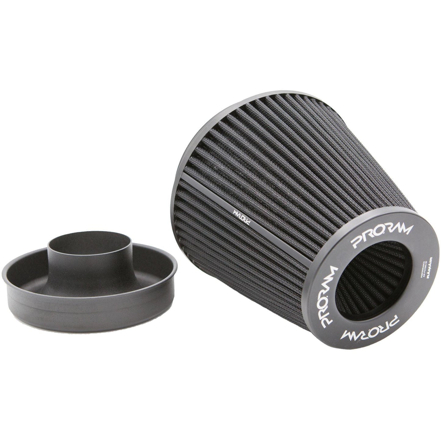 Ramair Pleated Large Uni Performance Cone Air Filter & Velocity Stack - 80mm (3.1inch) OD