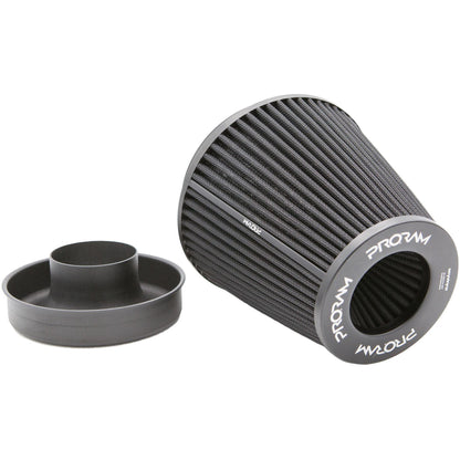 Ramair Pleated Large Uni Performance Cone Air Filter & Velocity Stack - 80mm (3.1inch) OD