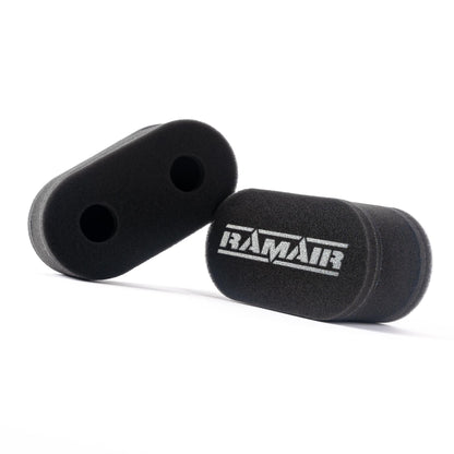 Carb Sock Foam Air Filters 2x 75mm - Short