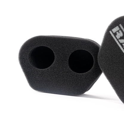 2x Twin Inlet Motorcycle Carb Sock Foam Air Filter 72mm