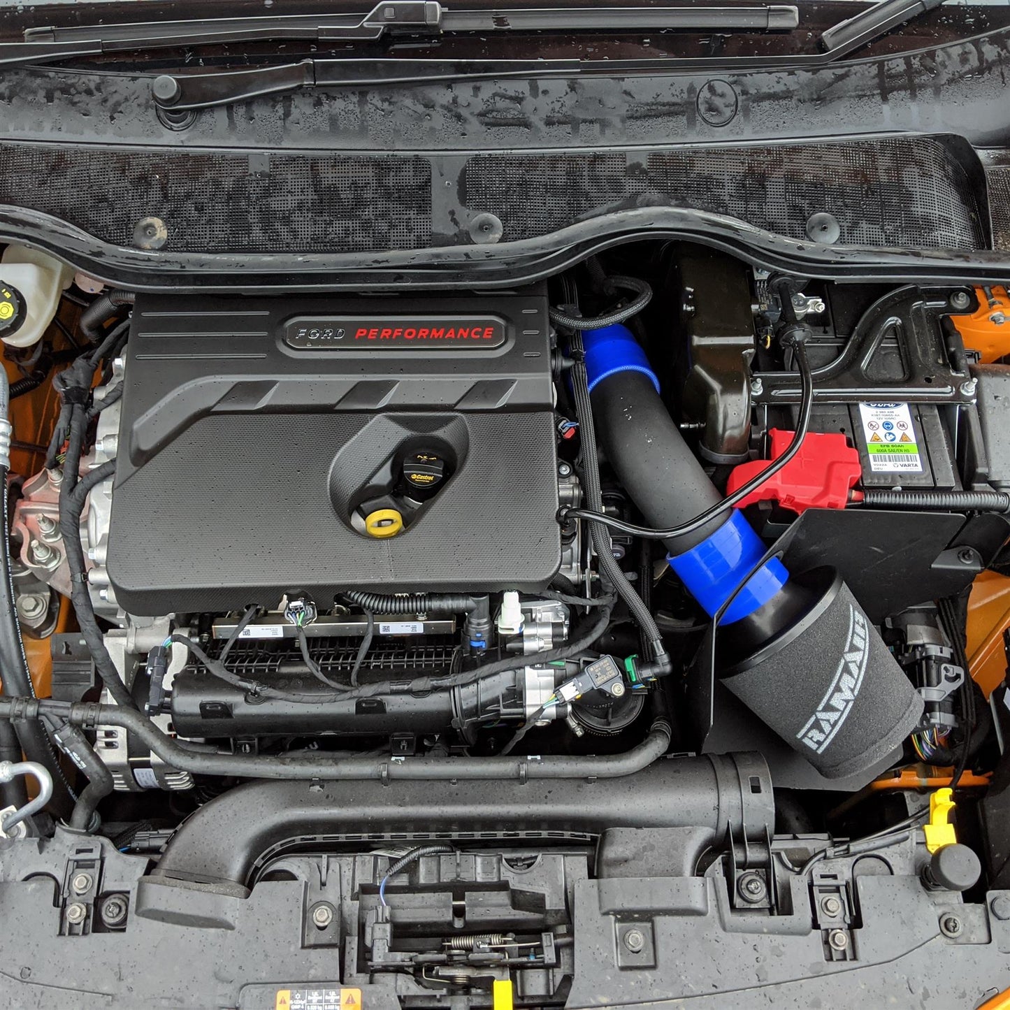Performance Foam Induction Kit for MK8 Ford Fiesta ST 1.5 EcoBoost - Blue Hose