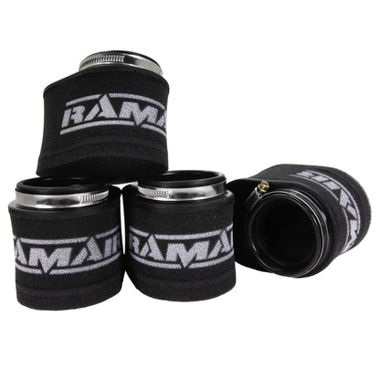 Ramair 52mm ID Performance Universal Motorcycle Oval Pod Air Filter Kit