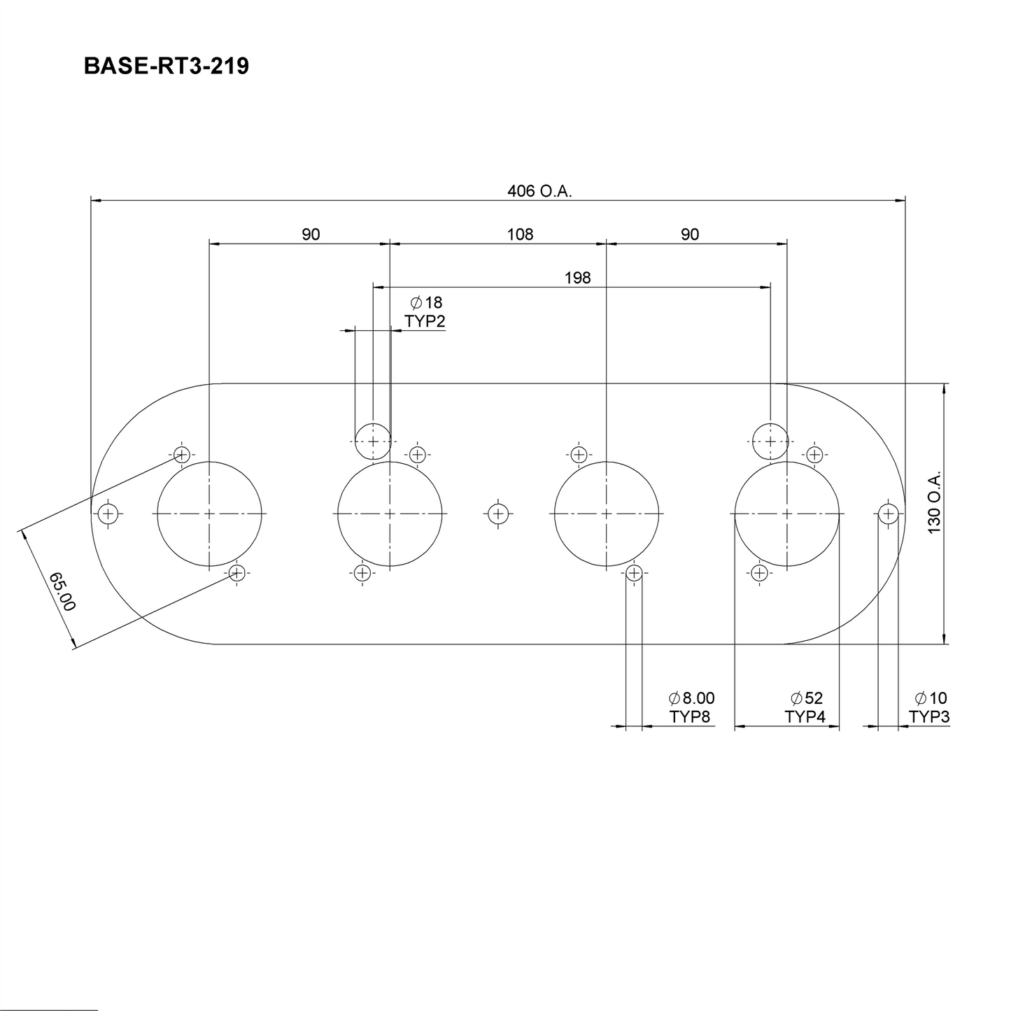 Twin Carb Air Filter With Baseplate BMW 2002 100mm Internal Height