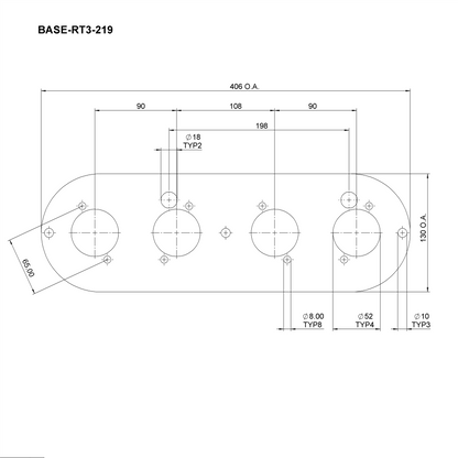 Twin Carb Air Filter With Baseplate BMW 2002 100mm Internal Height