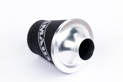 Ramair Foam Performance Universal Cone Air Medium Filter Coupler - 100mm (3.9inch) Silver