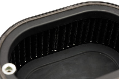 Pleated Carb Intake Air Filter MultiFit Blank Plate 65mm Int Height