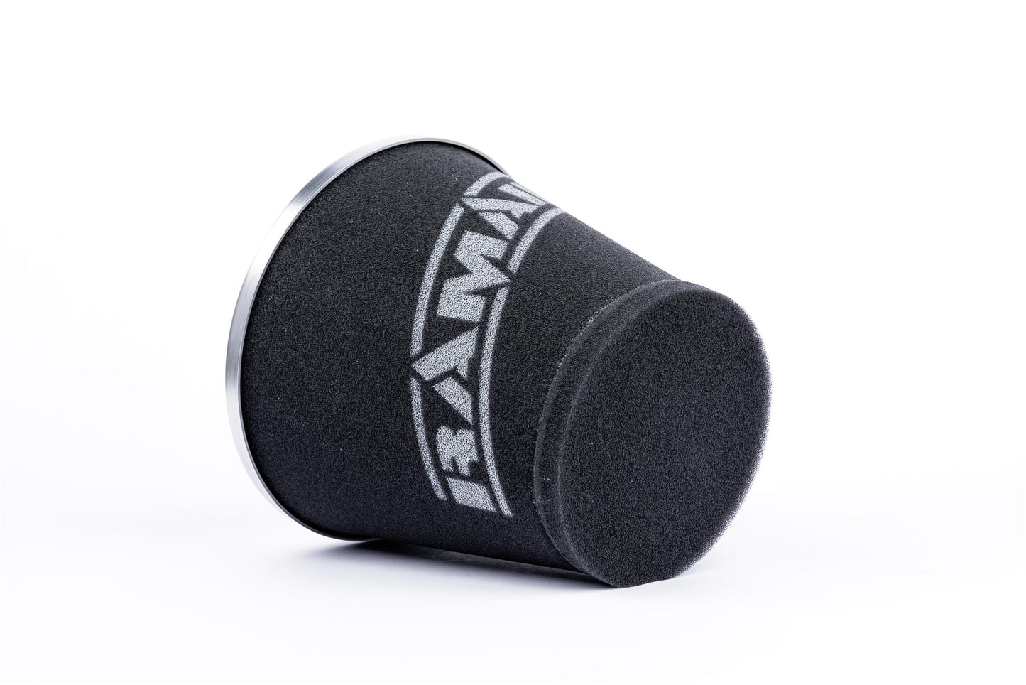 Ramair Medium Foam Filter Aluminium Base 60mm (2.3inch) OD Silver with Silicone Coupler