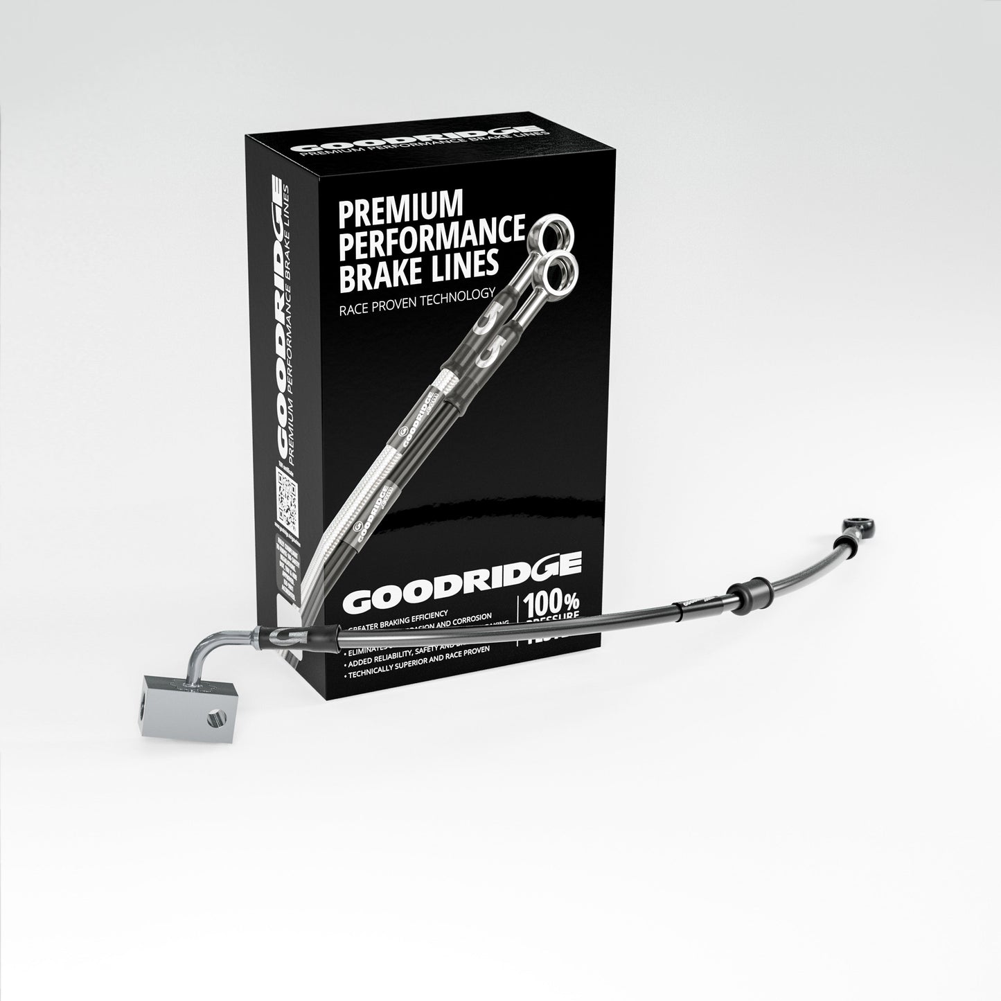 PERFORMANCE BRAKE HOSE KIT FOR HONDA MSX125 GROM ABS 17-20 Honda