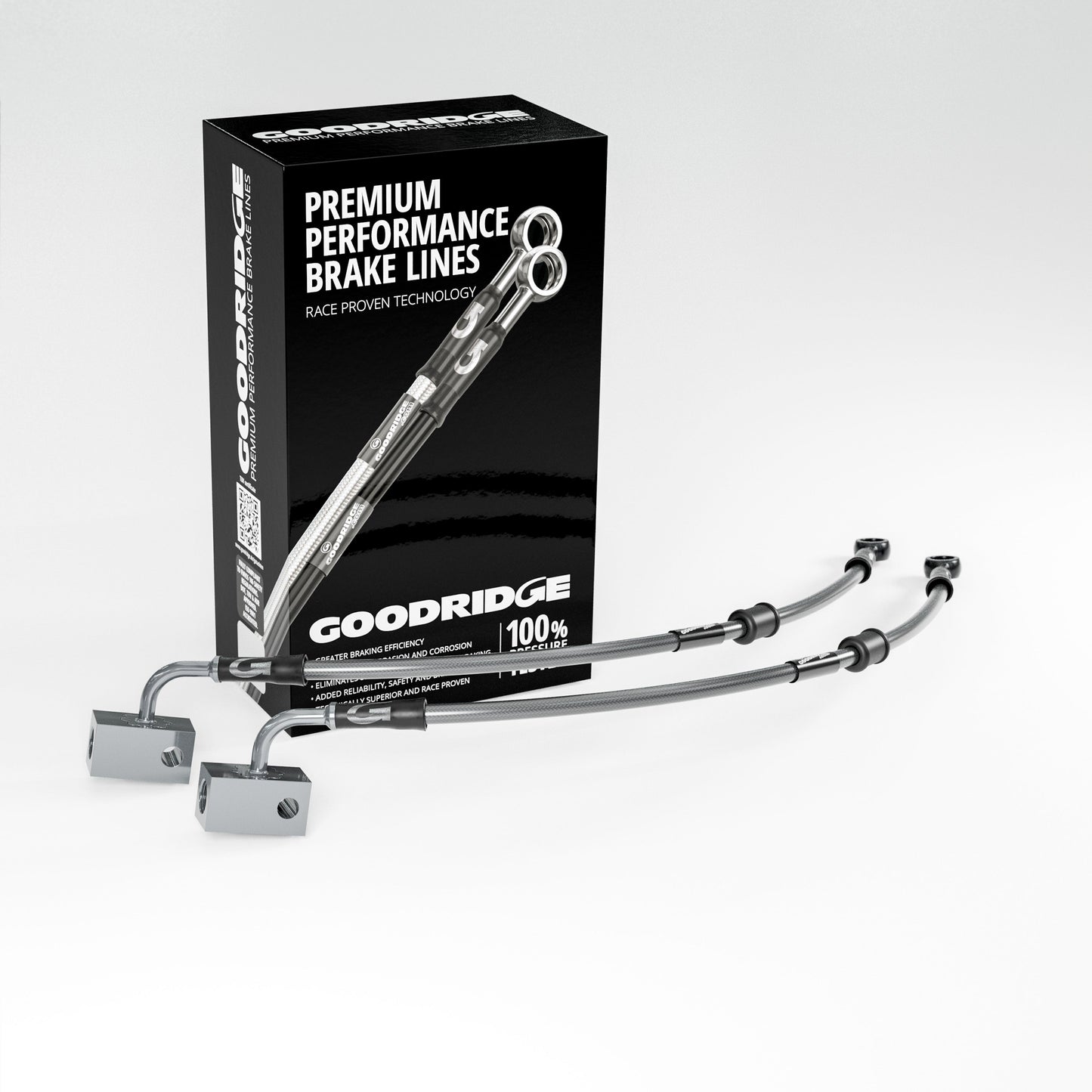 PERFORMANCE BRAKE HOSE KIT FOR HONDA CB125R ABS 18-23 Honda