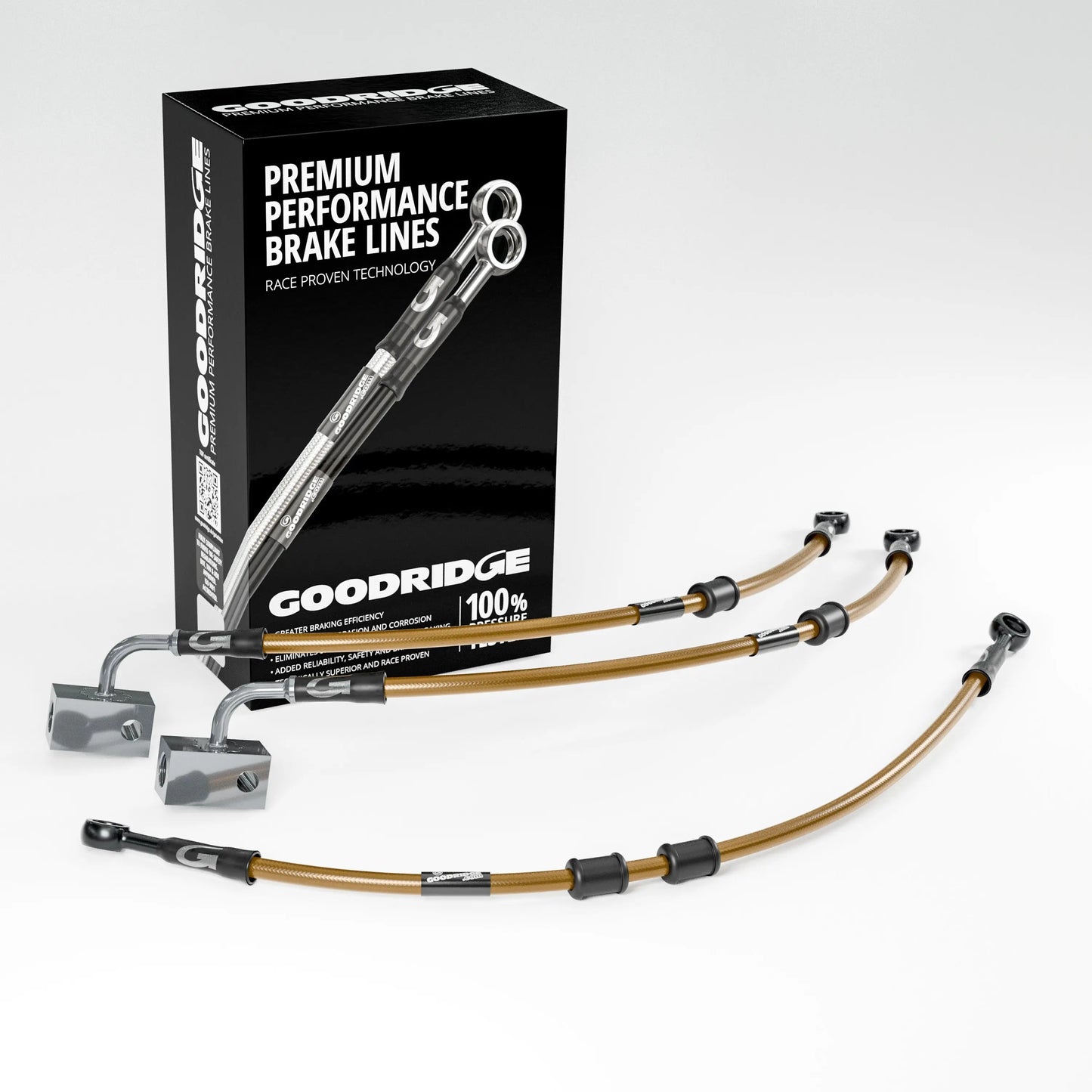 PERFORMANCE BRAKE HOSE KIT FOR YAMAHA FZ6 S2 SA-NA FAZER ABS 07-10 Yamaha