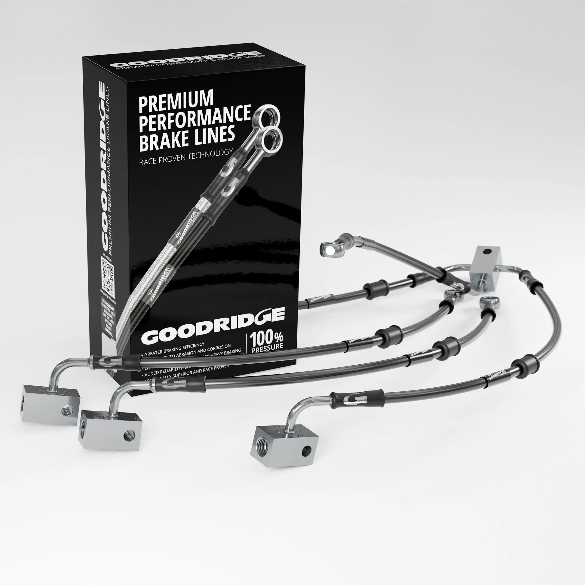PERFORMANCE BRAKE HOSE KIT FOR YAMAHA FZ6 S2 SA-NA FAZER ABS 07-10 Yamaha