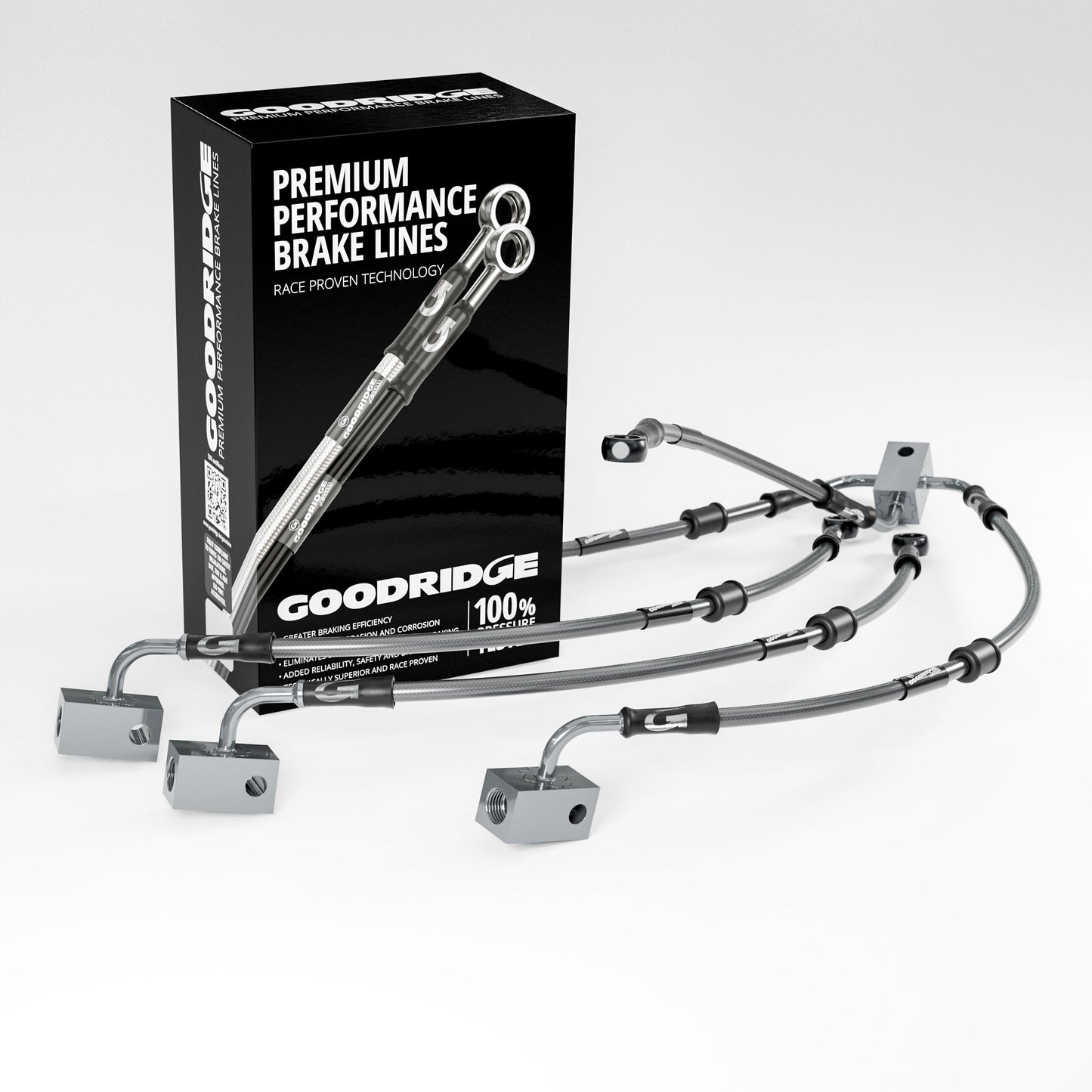 PERFORMANCE BRAKE HOSE KIT FOR YAMAHA YZF R1M ABS 20-23 Yamaha