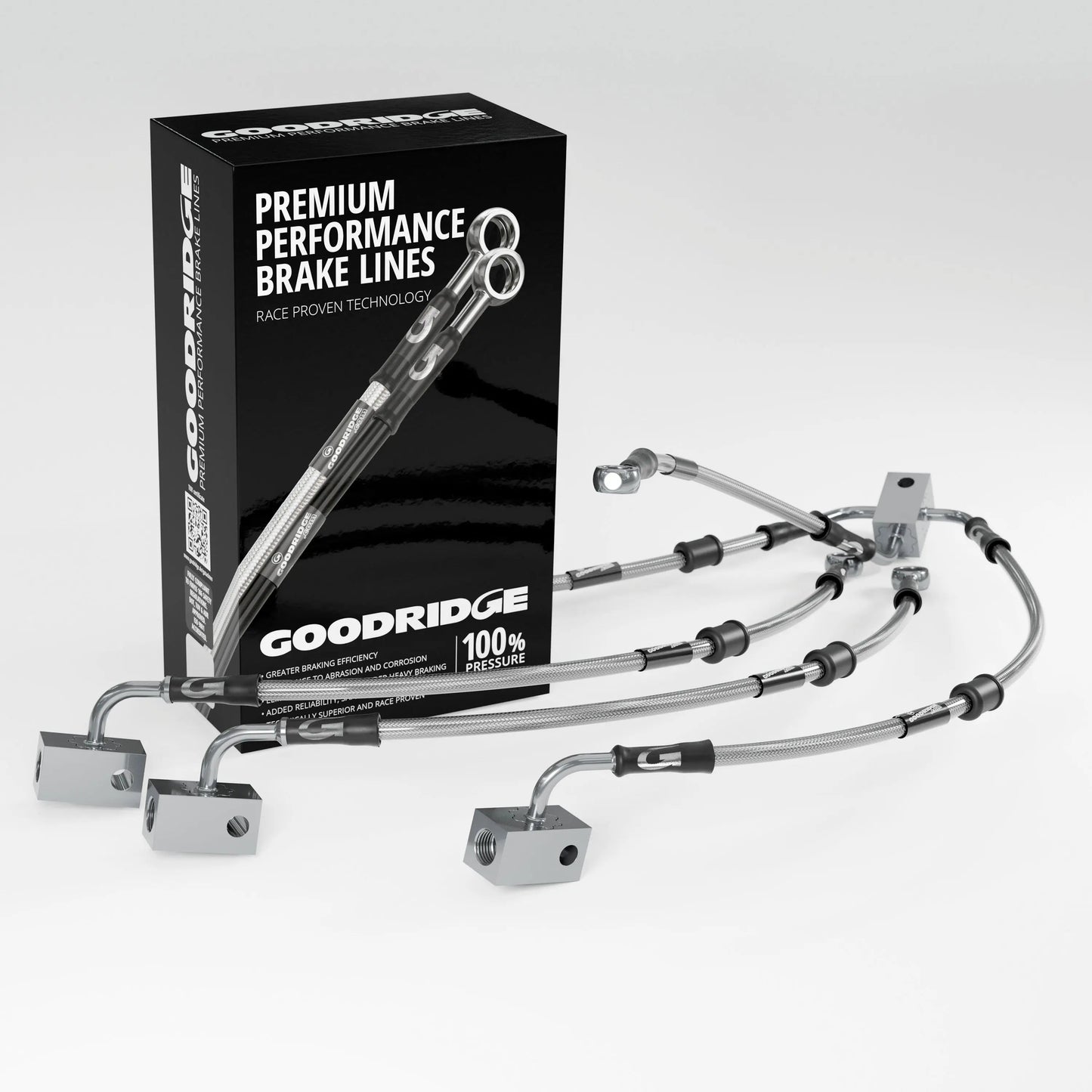 PERFORMANCE BRAKE HOSE KIT FOR YAMAHA MT-09 TRACER ABS 15-17+B12537 Yamaha