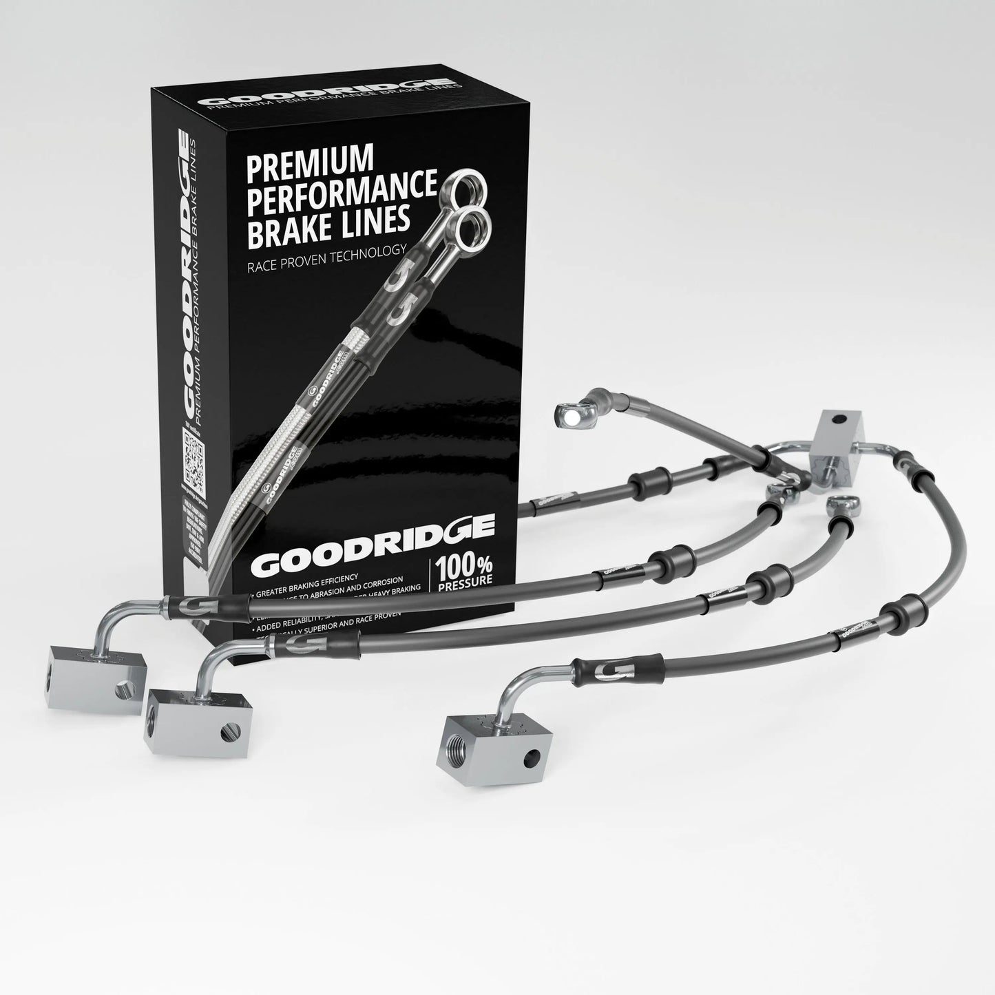 PERFORMANCE BRAKE HOSE KIT FOR SUZUKI GSF1200A BANDIT ABS 06> Suzuki