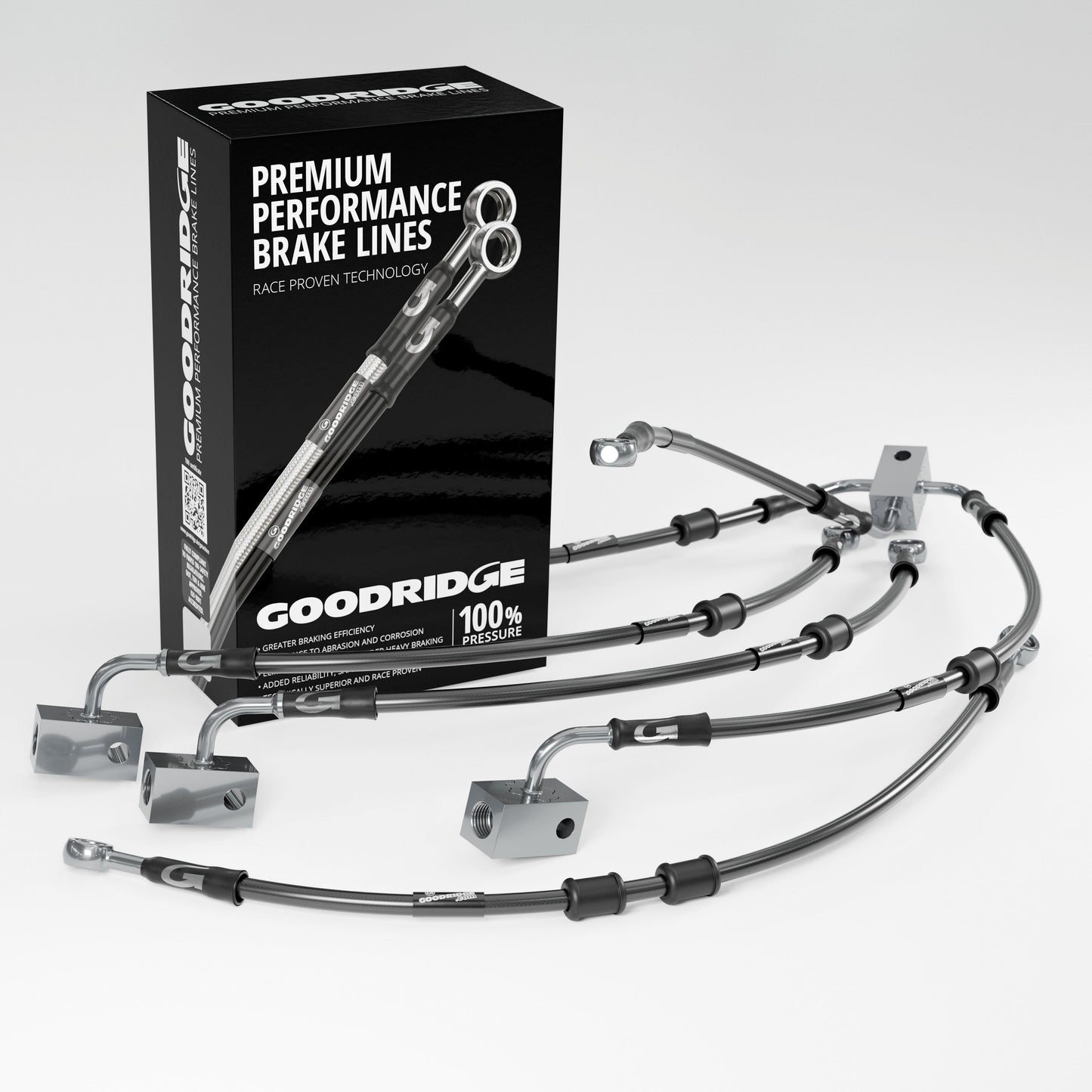 PERFORMANCE BRAKE HOSE KIT FOR HONDA CB1000R ABS 09-17 Honda