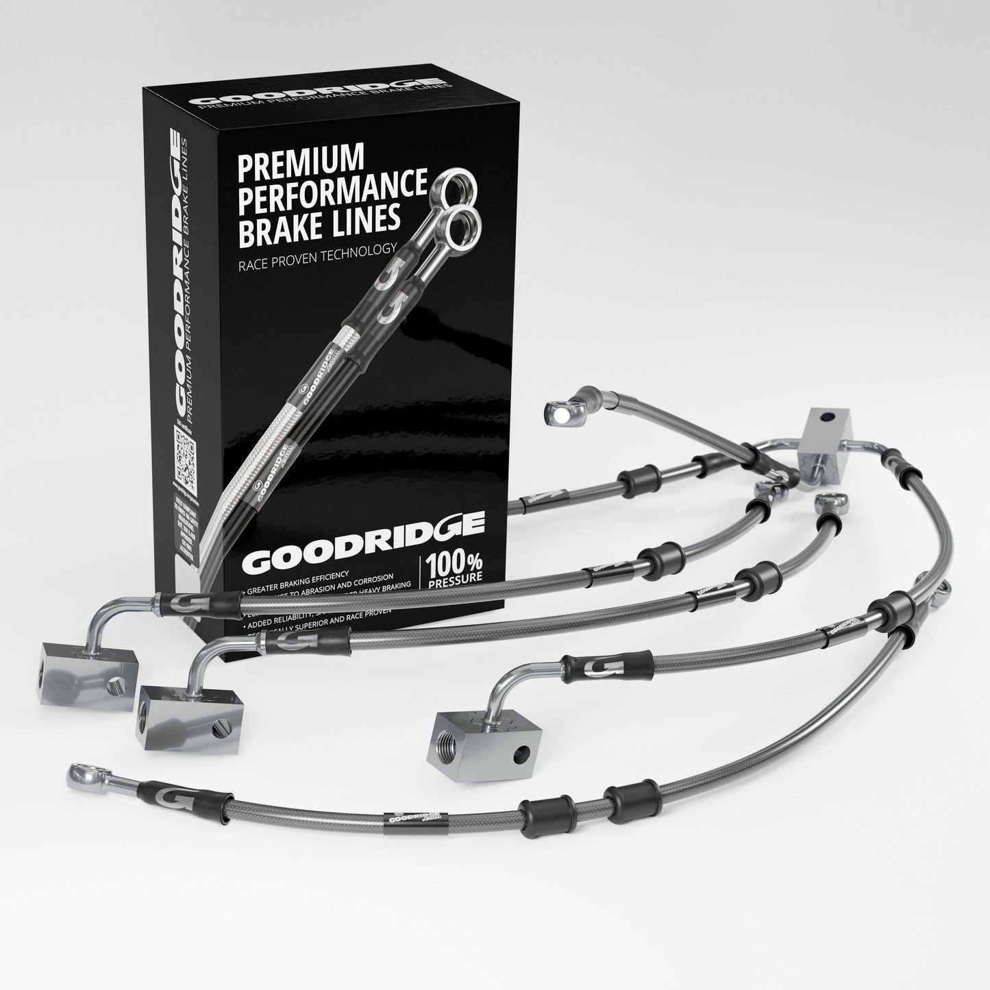 PERFORMANCE BRAKE HOSE KIT FOR HONDA CB1000R ABS 09-17 Honda