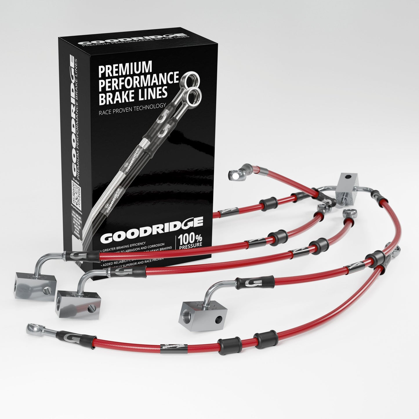 PERFORMANCE BRAKE HOSE KIT FOR HONDA CB1000R ABS 09-17 Honda
