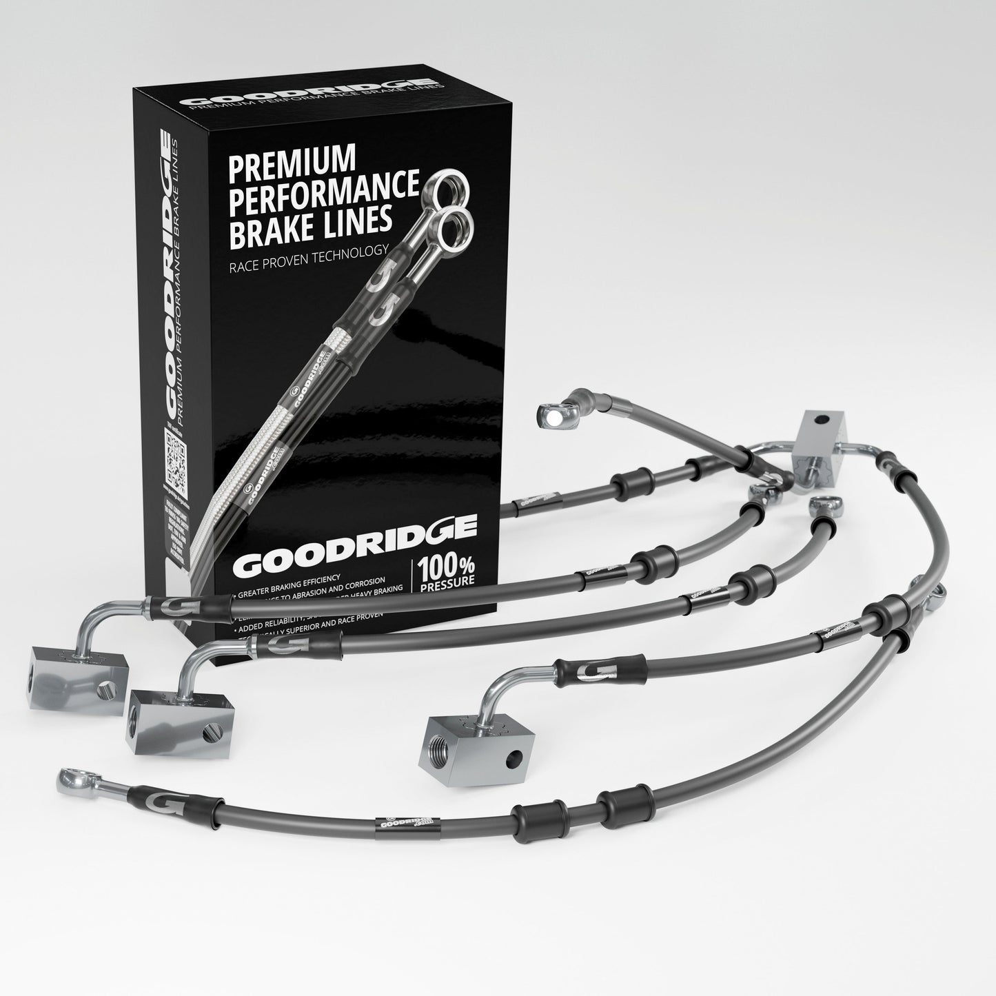 PERFORMANCE BRAKE HOSE KIT FOR HONDA CB1000R ABS 09-17 Honda
