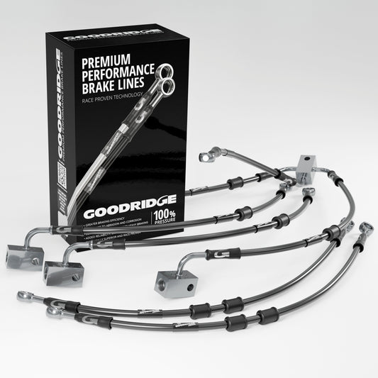 PERFORMANCE BRAKE HOSE KIT FOR HONDA VFR800 V-TEC ABS 02-12 Honda