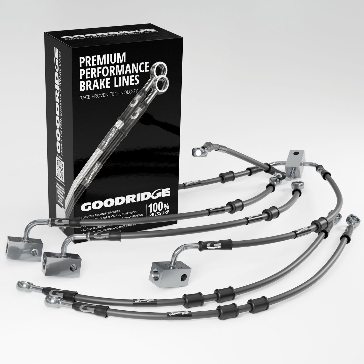 PERFORMANCE BRAKE HOSE KIT FOR HONDA VFR800 V-TEC ABS 02-12 Honda