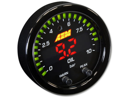 AEM X-Series Oil Pressure Gauge
