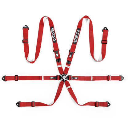 Sparco Belt Competition H-2PD red