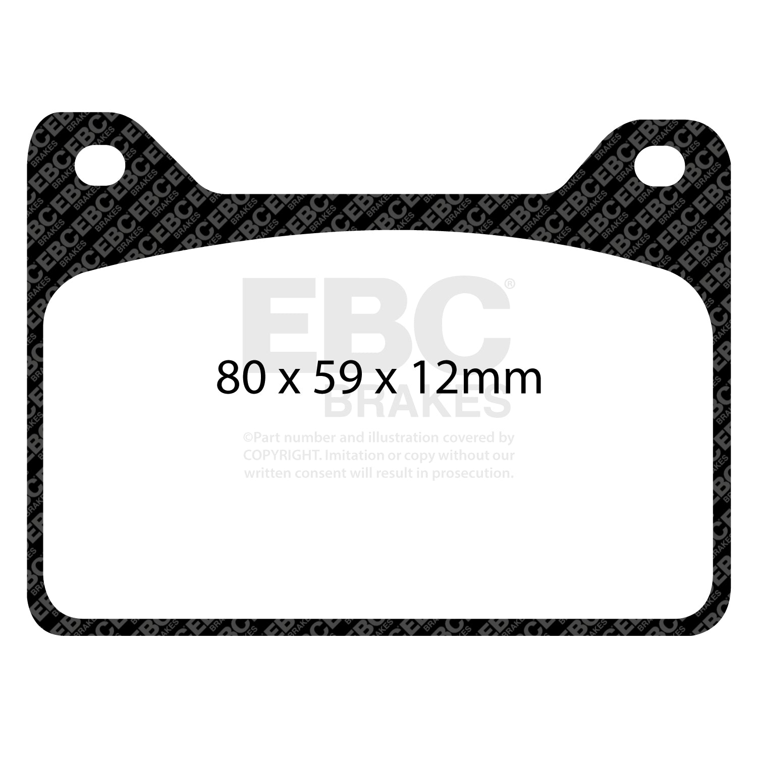 EBC Brakes Redstuff 3000 Series Sport Brake Pad Set (DP3057C)