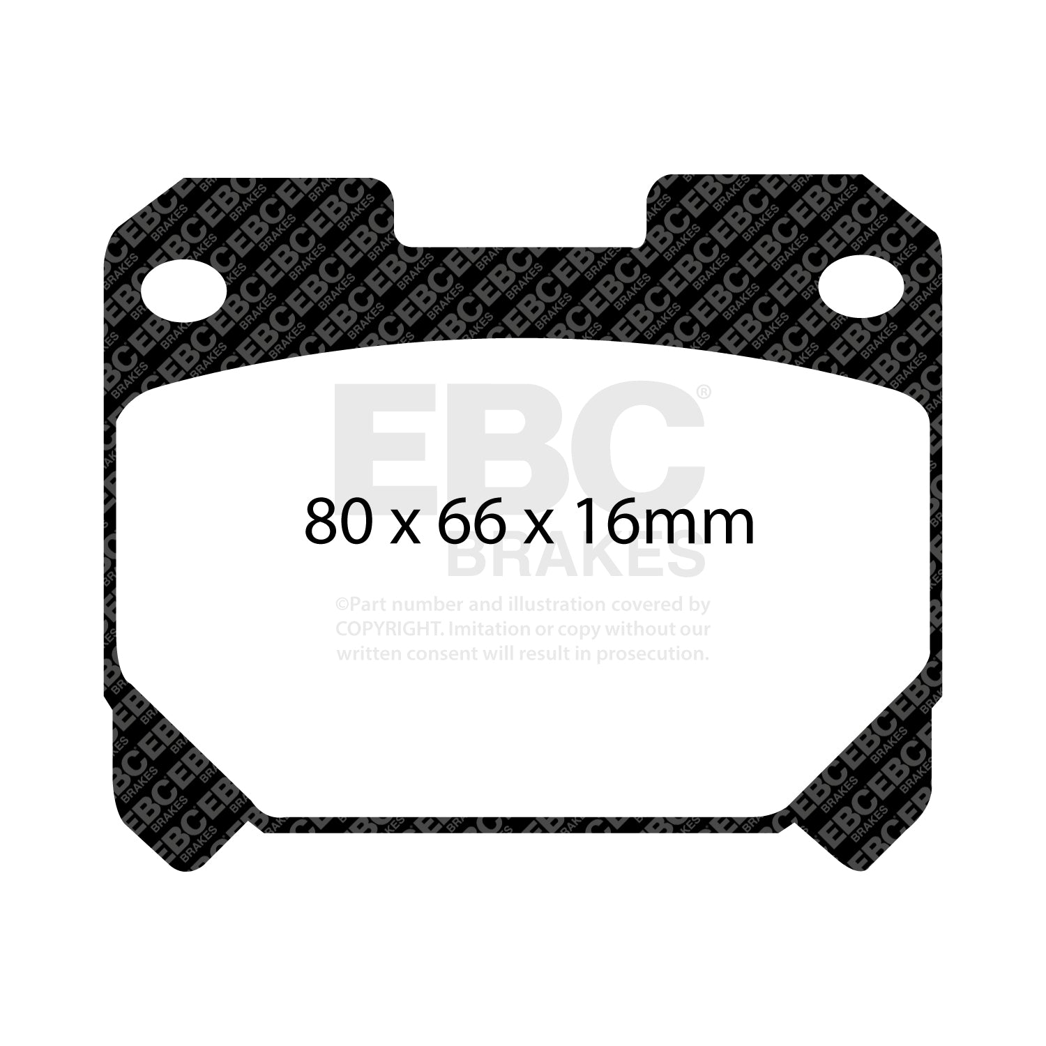 EBC Brakes Ultimax OE Replacement Brake Pad Set (DP1005)