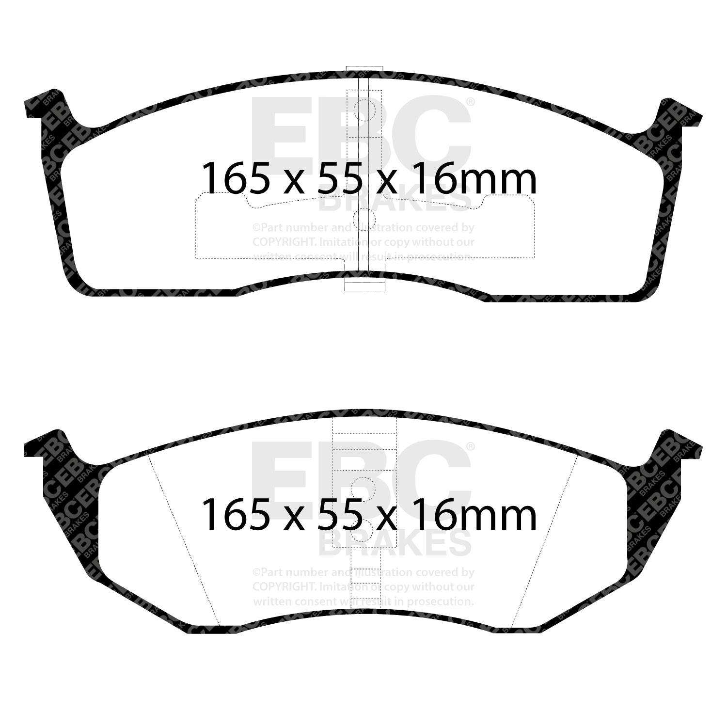 EBC Brakes Ultimax OE Replacement Brake Pad Set (DP1123)
