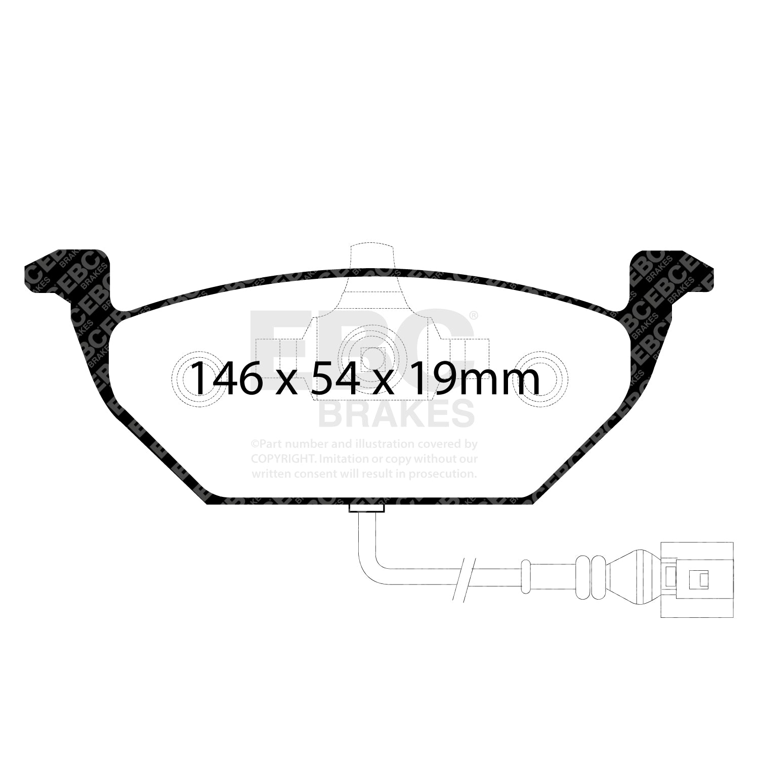 EBC Brakes Bluestuff NDX Trackday Brake Pad Set (DP51329NDX)