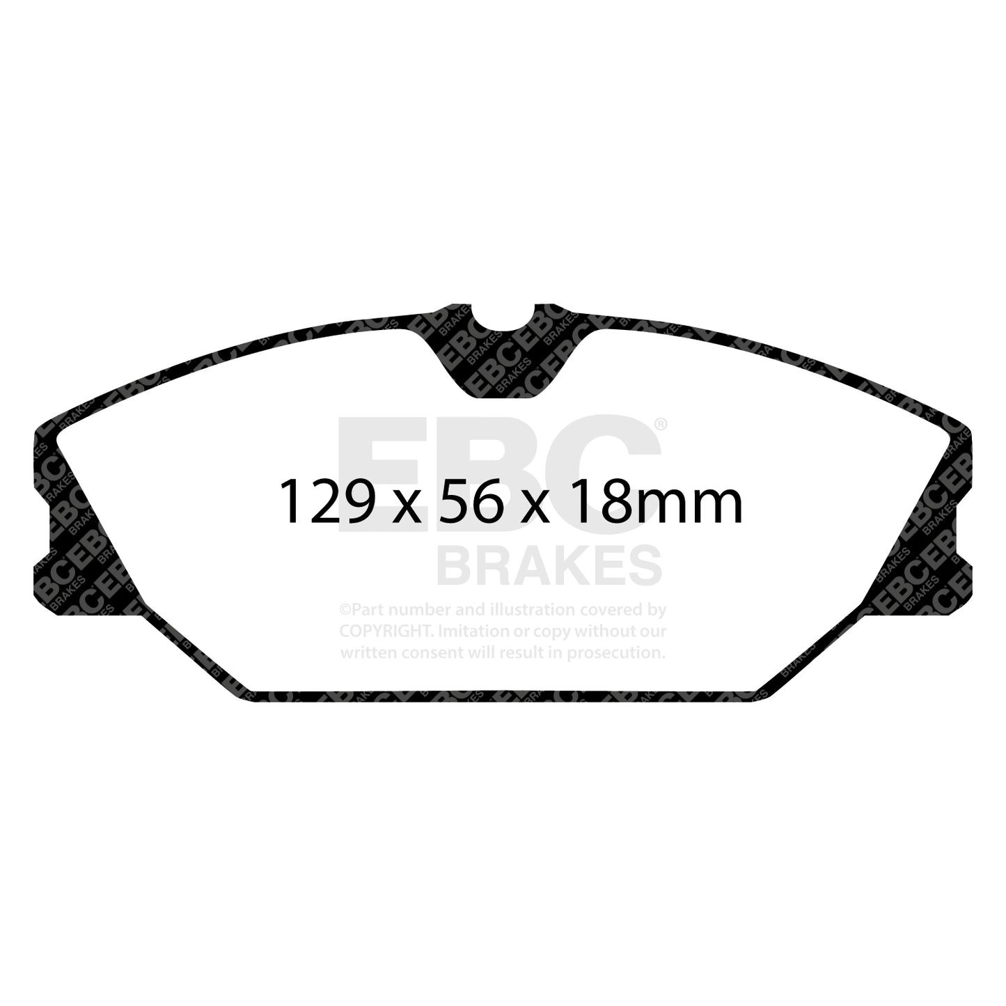 EBC Brakes Redstuff 3000 Series Sport Brake Pad Set (DP31369C)