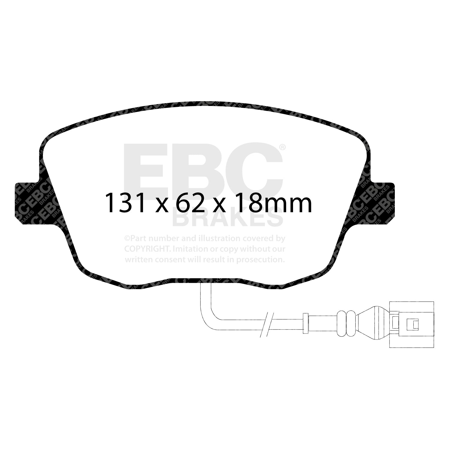 EBC Brakes Redstuff 3000 Series Sport Brake Pad Set (DP31479C)