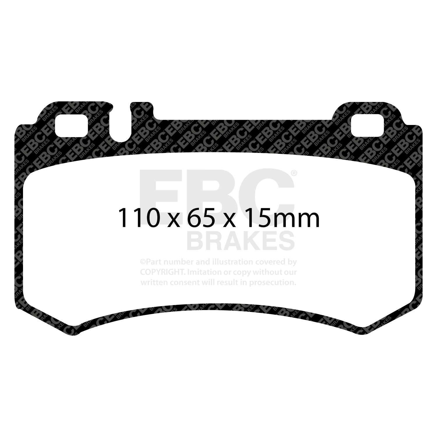 EBC Brakes Ultimax OE Replacement Brake Pad Set (DP1490)