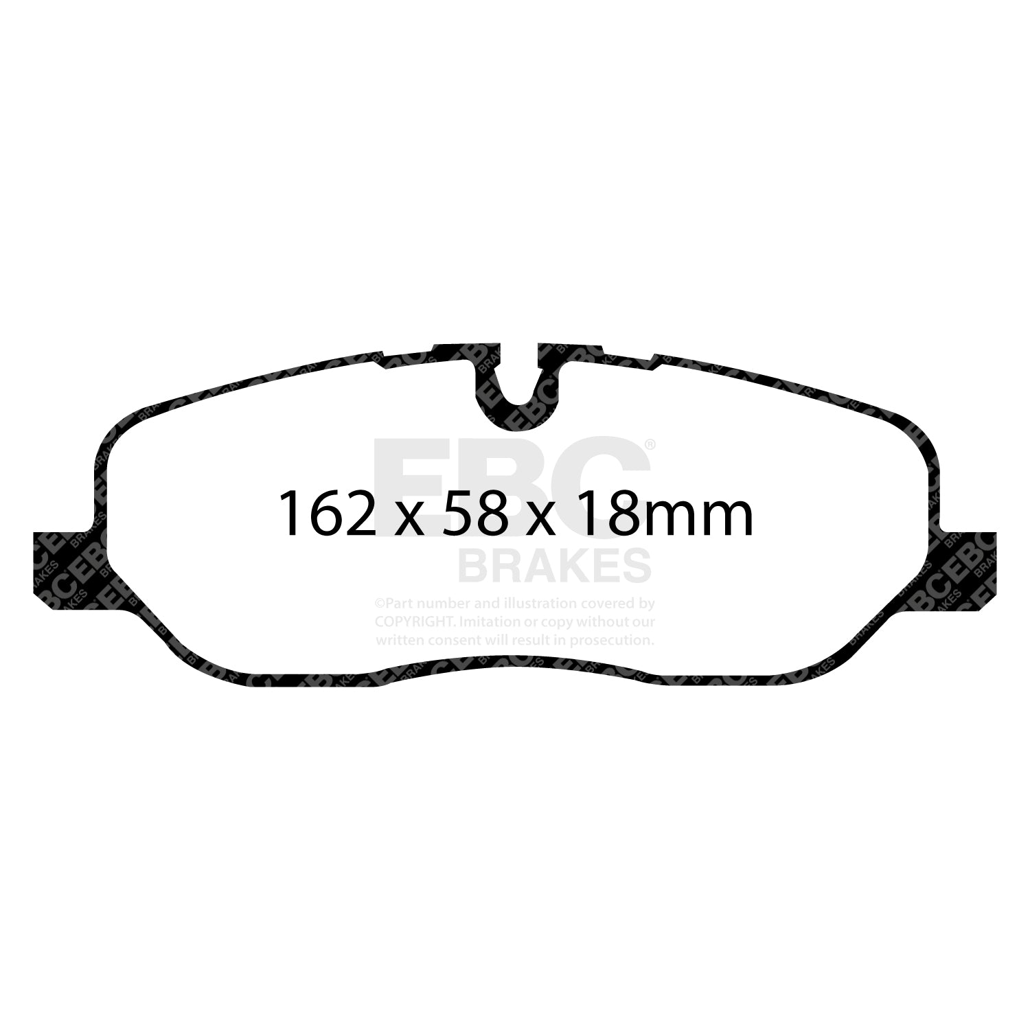 EBC Brakes Bluestuff NDX Trackday Brake Pad Set (DP51541NDX)
