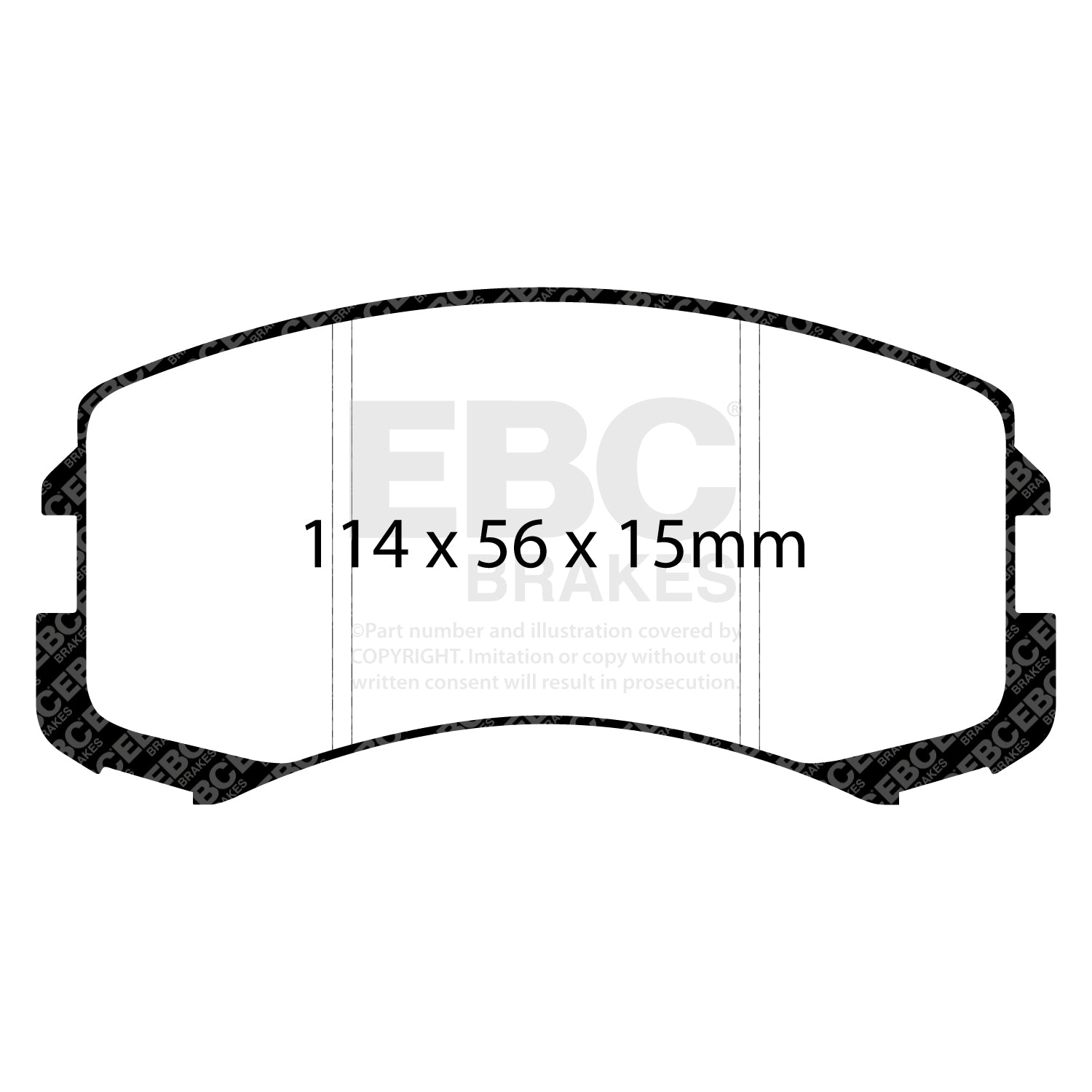 EBC Brakes Redstuff 3000 Series Sport Brake Pad Set (DP31678C)