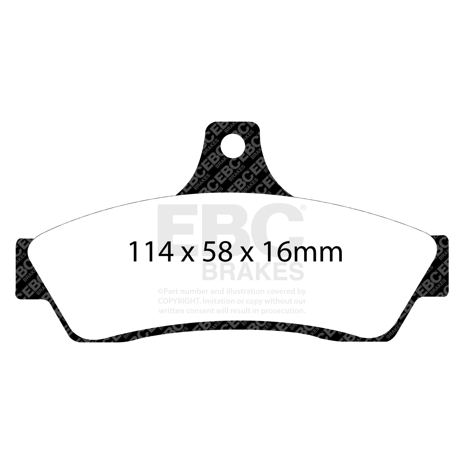 EBC Brakes Greenstuff 2000 Series Sport Brake Pad Set (DP21711)