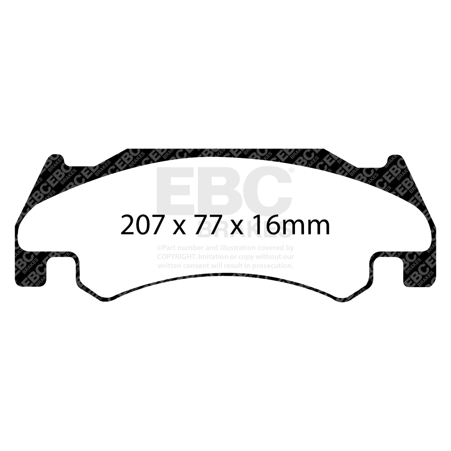 EBC Brakes Ultimax OE Replacement Brake Pad Set (DP1739)