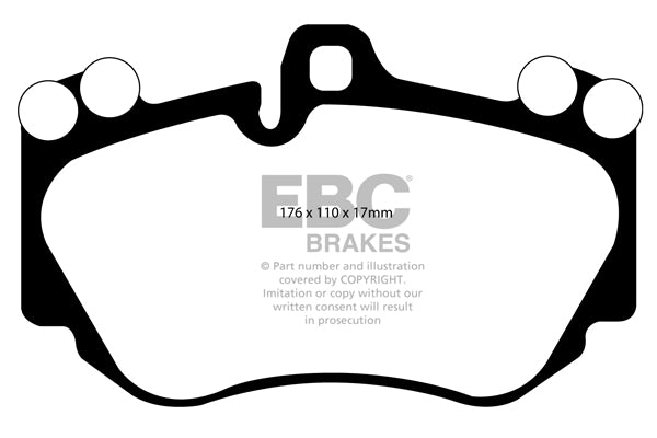 EBC Brakes Ultimax OE Replacement Brake Pad Set (DP1905)