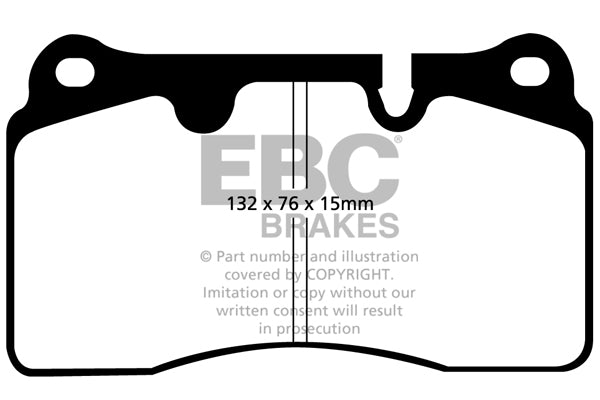 EBC Brakes Ultimax OE Replacement Brake Pad Set (DP1908)