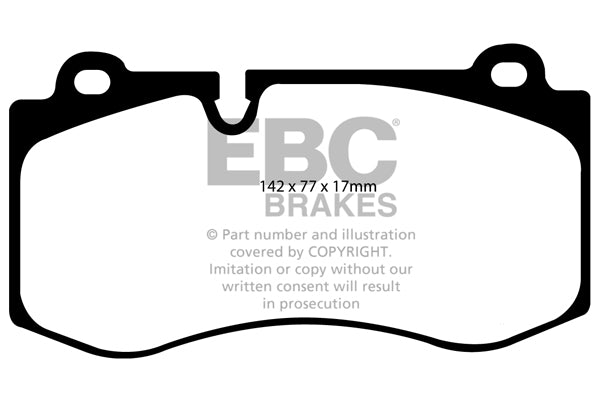 EBC Brakes Ultimax OE Replacement Brake Pad Set (DP1943)