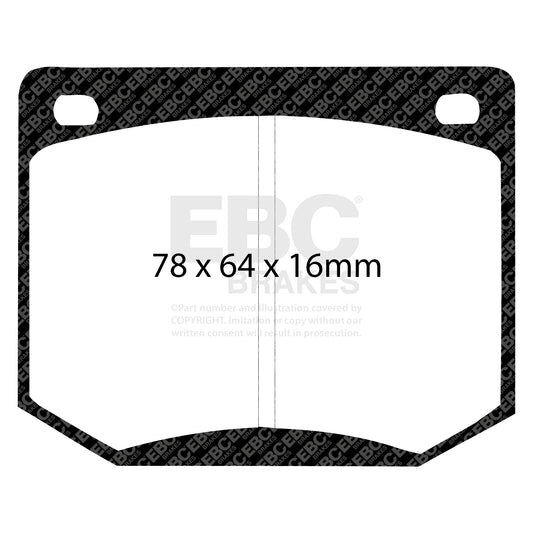 EBC Brakes Bluestuff NDX Trackday Brake Pad Set (DP5216NDX)