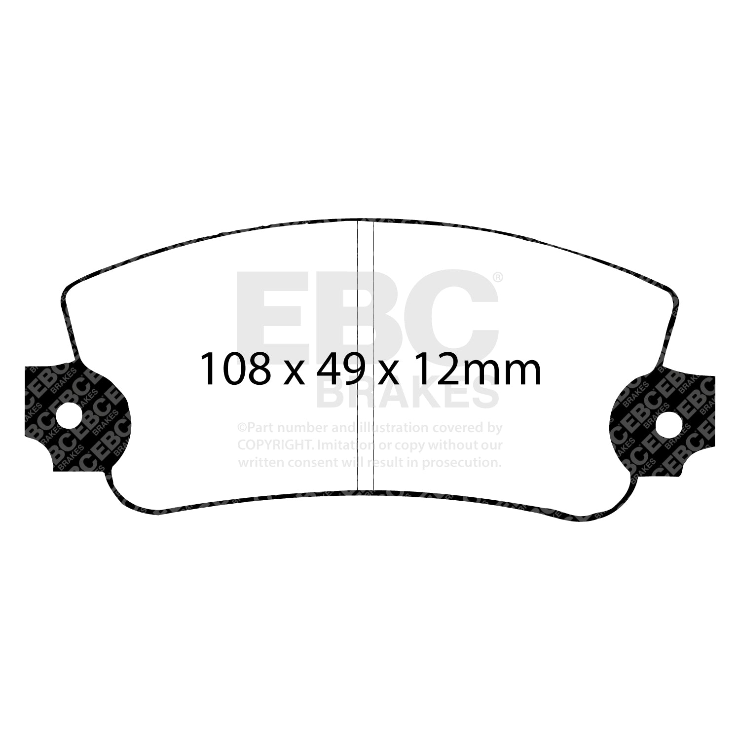EBC Brakes Redstuff 3000 Series Sport Brake Pad Set (DP3231C)
