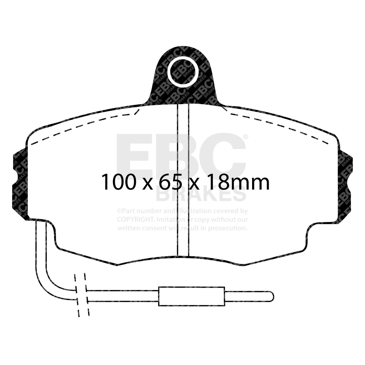 EBC Brakes Redstuff 3000 Series Sport Brake Pad Set (DP3426C)
