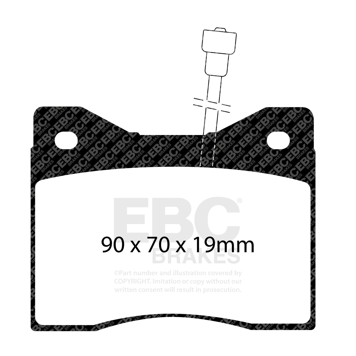 EBC Brakes Bluestuff NDX Trackday Brake Pad Set (DP509)
