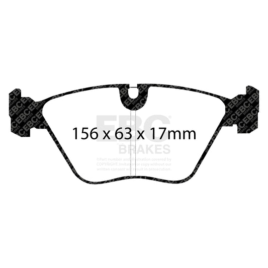 EBC Brakes Bluestuff NDX Trackday Brake Pad Set (DP5689/2NDX)
