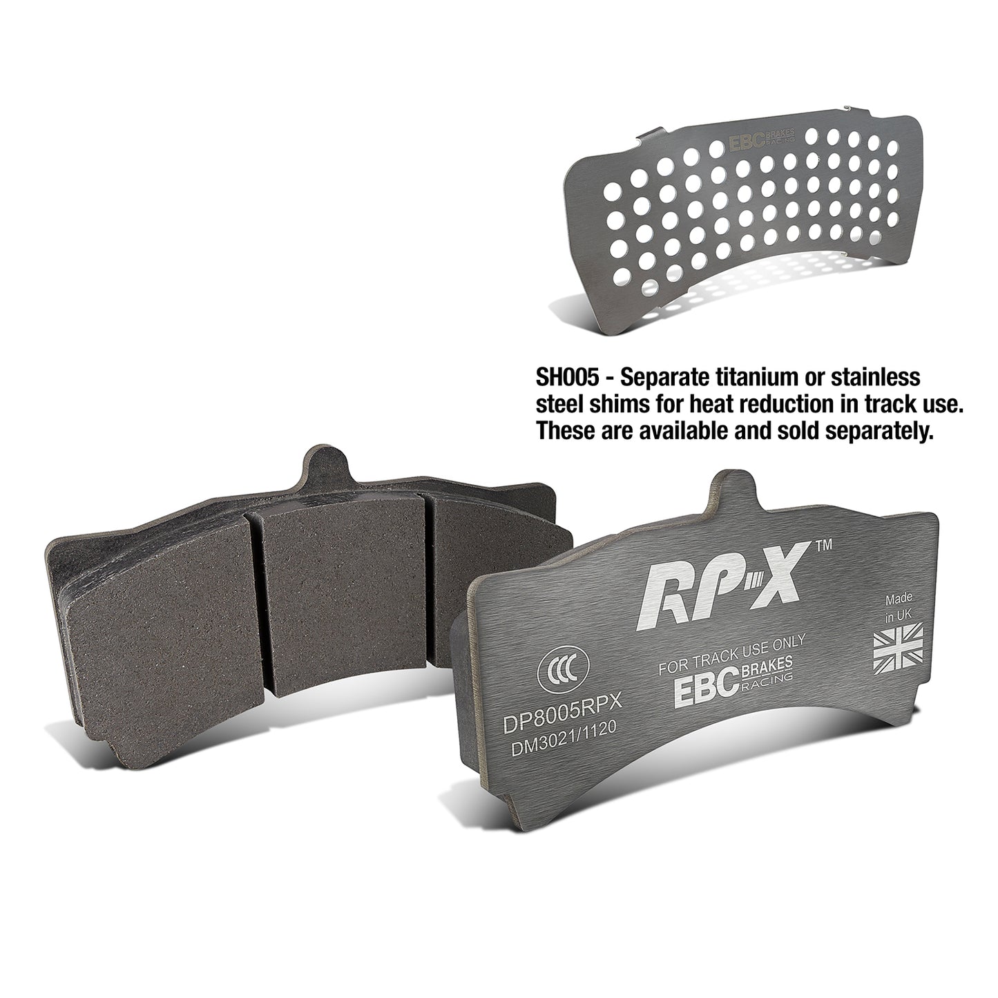 EBC Brakes Racing RP-X Track and Race Brake Pads (DP8005RPX)